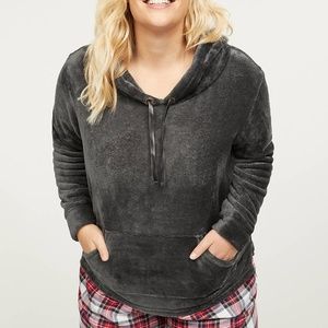 Sleep by Cacique fleece hoodie